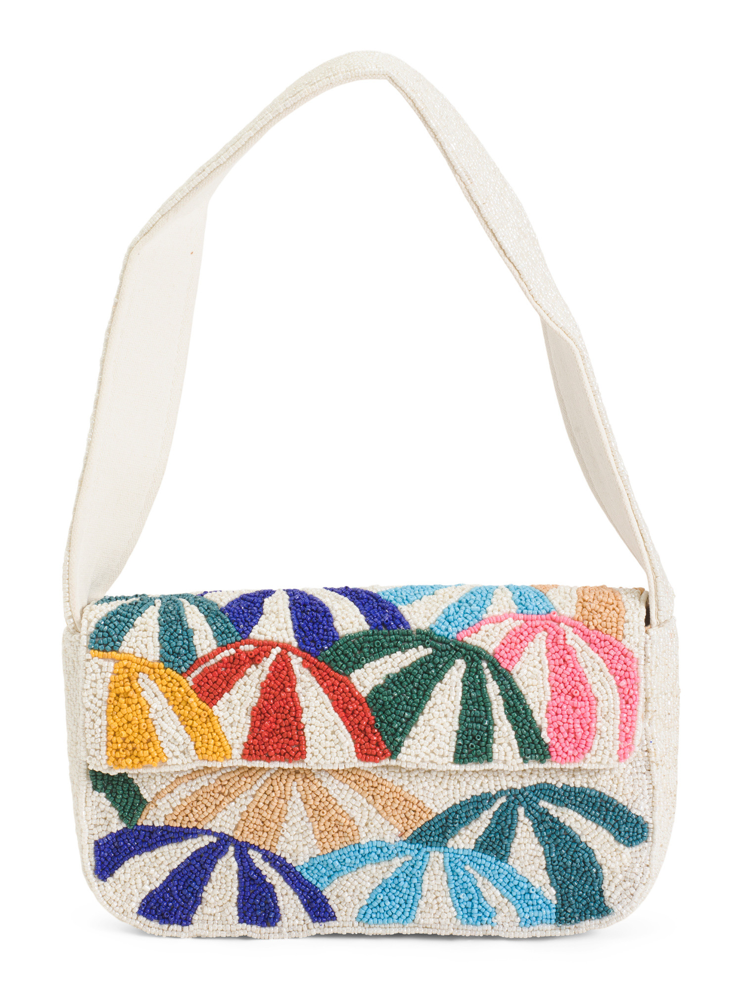Beaded Beach Umbrella Shoulder Bag | TJ Maxx
