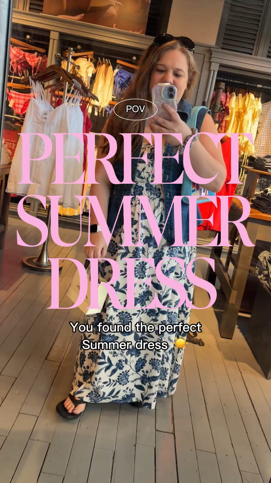 Loving this summer dress 🩵🤍

#LTKMidsize #LTKPetite #LTKootd