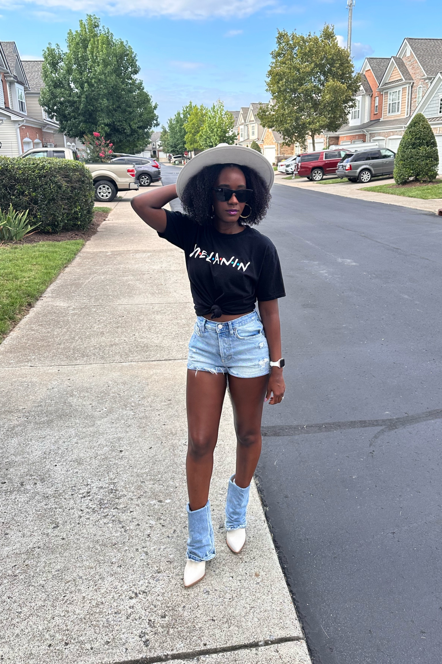 Concert vibes! Btw, Denim is having a MOMENT right now and I LOVE IT!! 
Shorts: size 24 (similar options on sale now)
Boots: 6

#LTKstyletip #LTKsalealert #LTKshoecrush