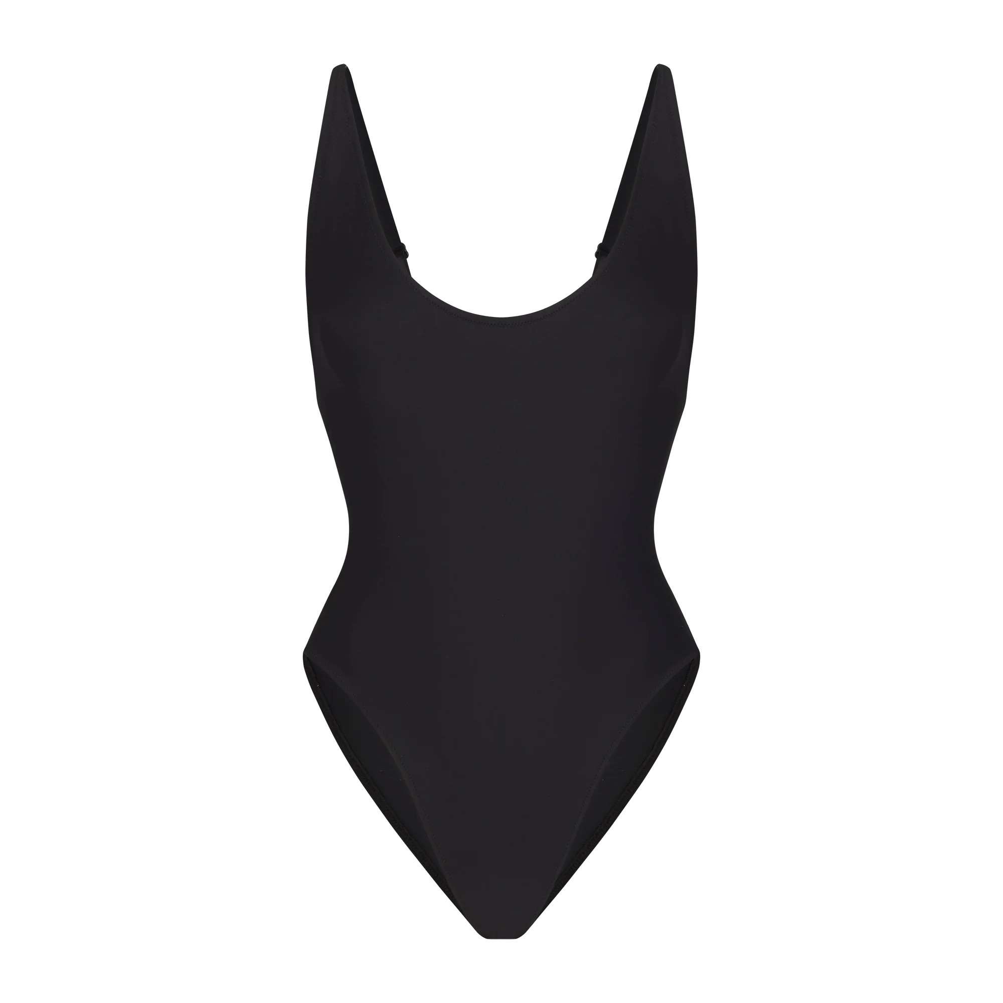 SIGNATURE SWIM SCOOP NECK ONE PIECE | ONYX | SKIMS | SKIMS (US)