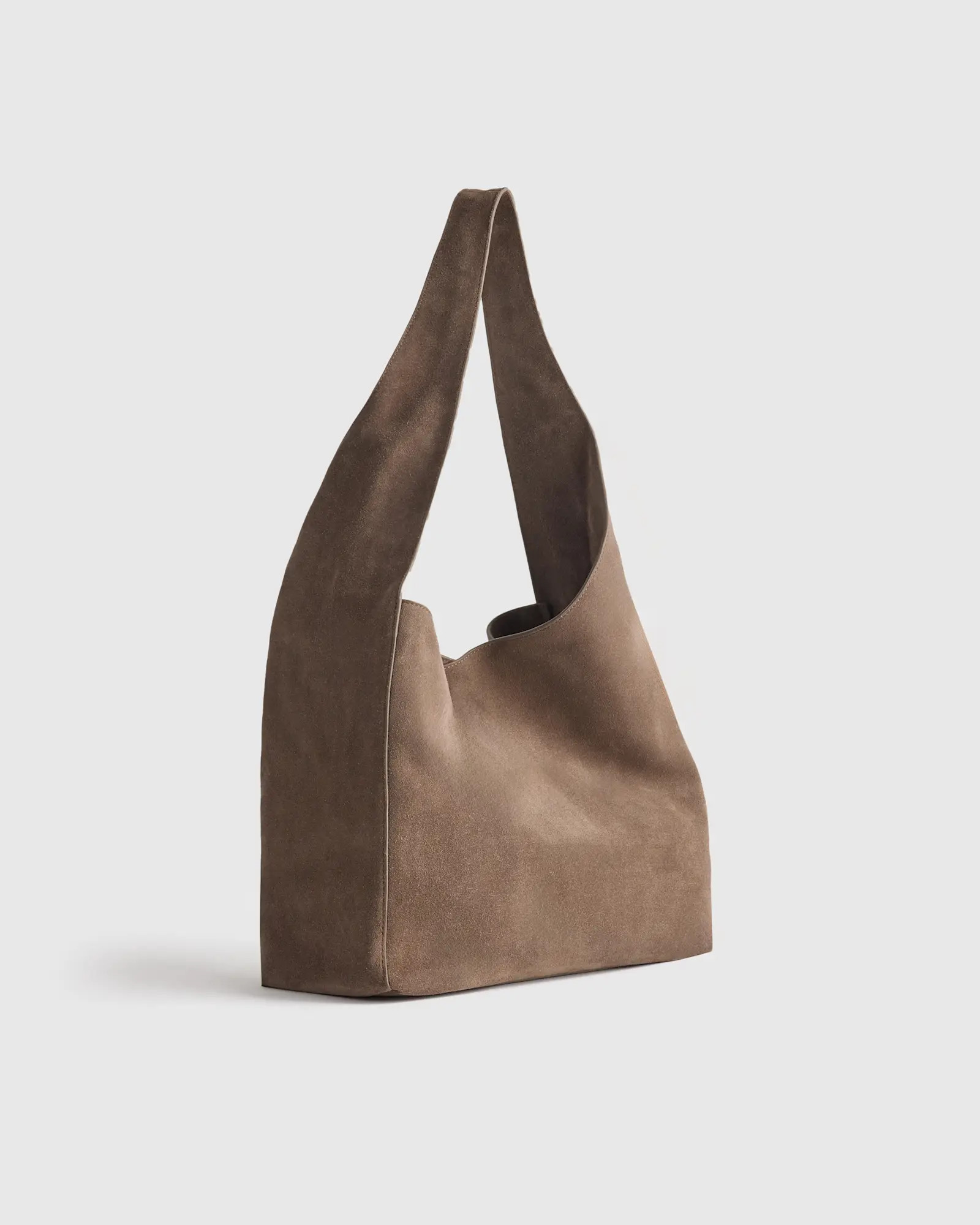 Italian Suede Slouchy Shoulder Bag | Quince
