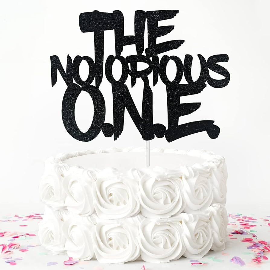 The Notorious One Cake Topper, 90’S First Birthday, The Big One Cake Topper, Notorious Big One ... | Amazon (US)