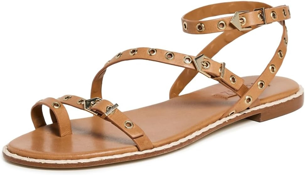 SCHUTZ Women's Annete Flat Sandals | Amazon (US)