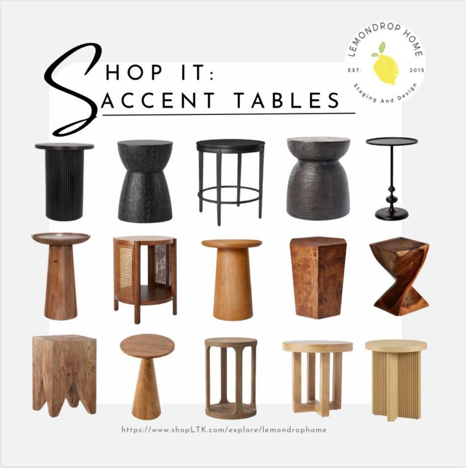 Mixing high-end furniture pieces with affordable furnishings is the best way to pull off a well-designed room while saving a few $$$ along the way. Our favorite furniture deal is probably the accent table. These accent tables are all around $100, but look way more expensive especially when paired with some splurge furniture pieces. 

#LTKhome #LTKfindsunder100 #LTKfamily
