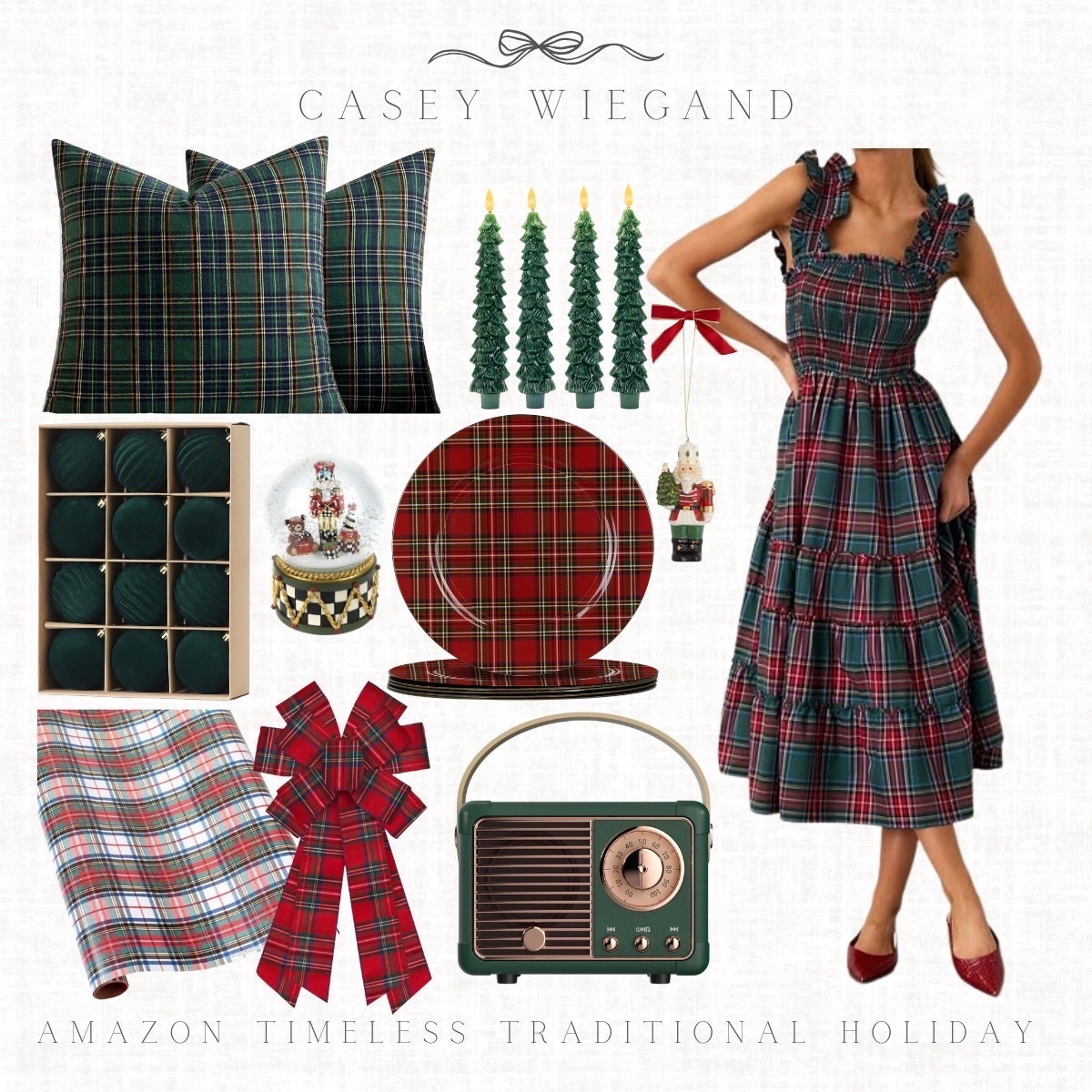Timeless tartan + cozy charm! Bringing back the classics with plaid, vintage touches, and that warm holiday magic  #AmazonHome #HolidayDecor #LTKHoliday #TimelessChristmas