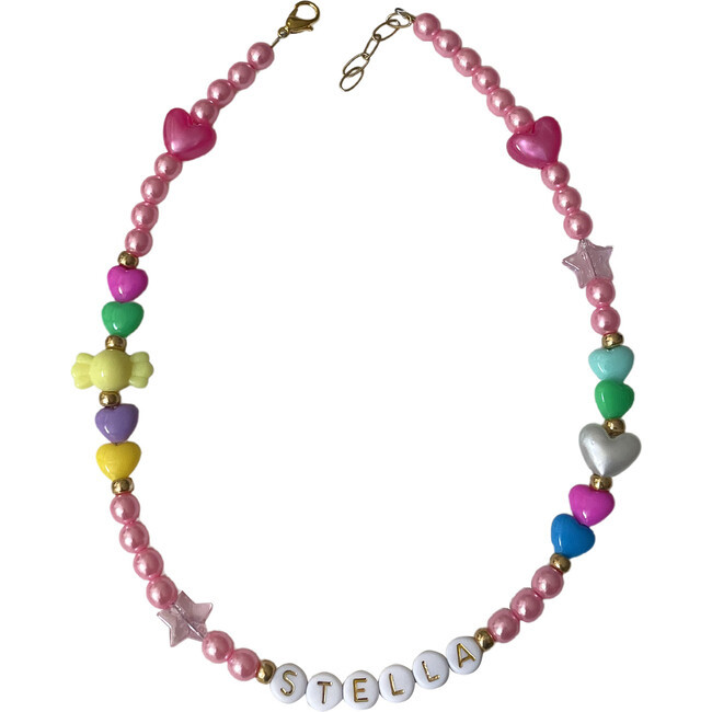 Pink Puffy Pearl Necklace | Maisonette