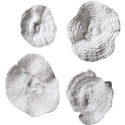 Uttermost Sea Coral 13 1/2" High 4-Piece Wall Art Set | Target