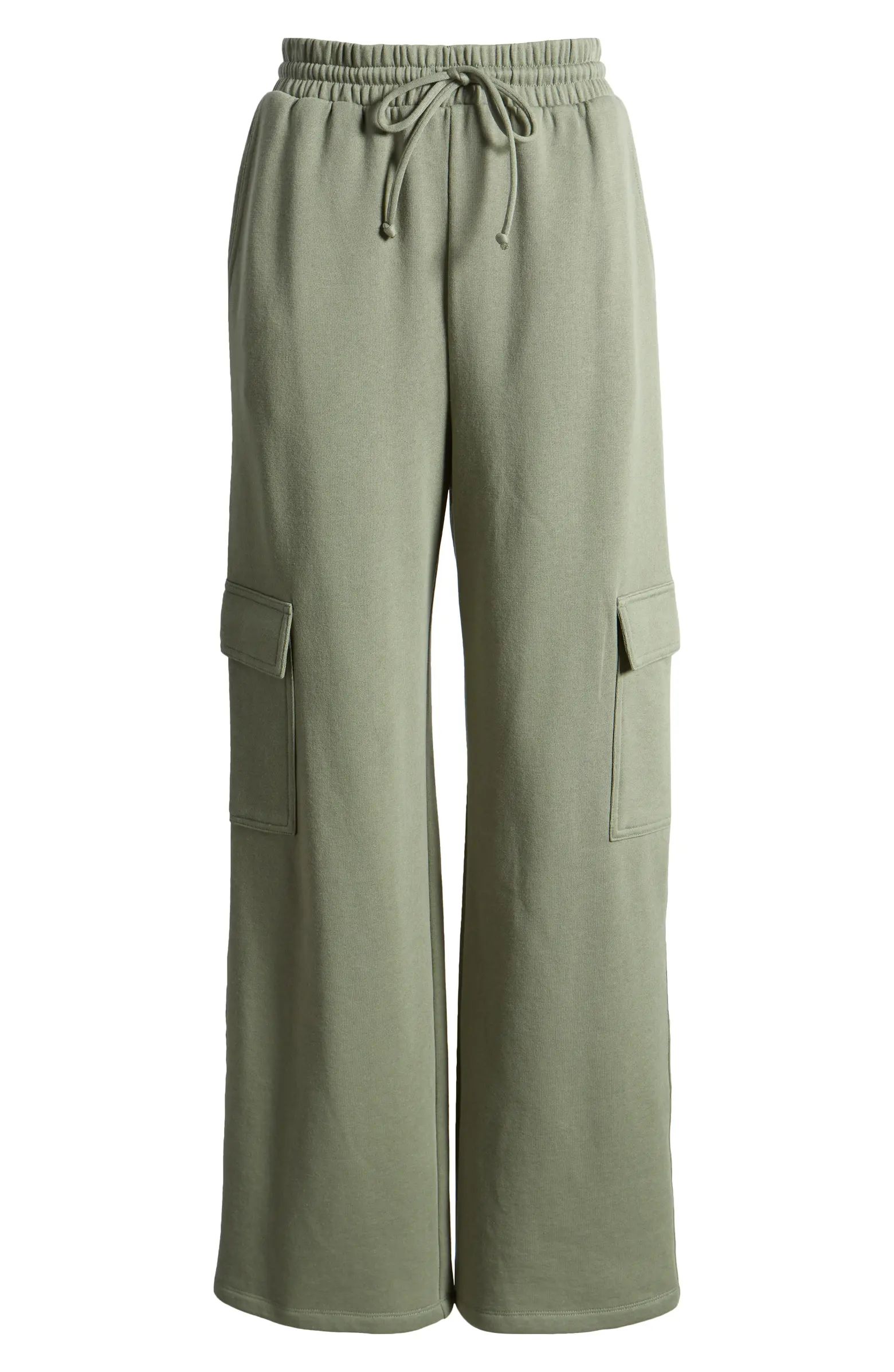 Wide Leg Cargo Sweatpants | Nordstrom