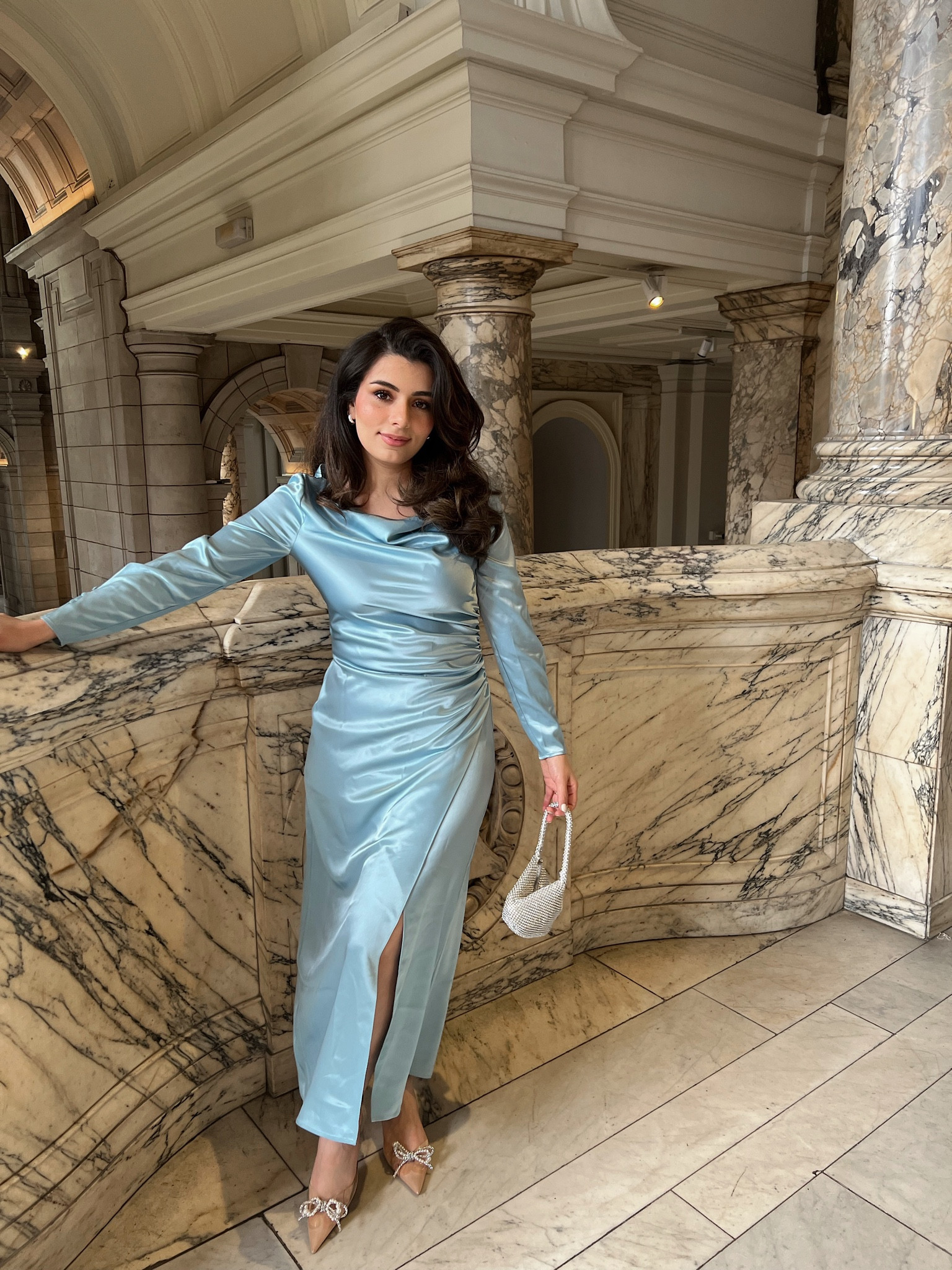 Fitted Waterfall Neckline Dress curated on LTK 