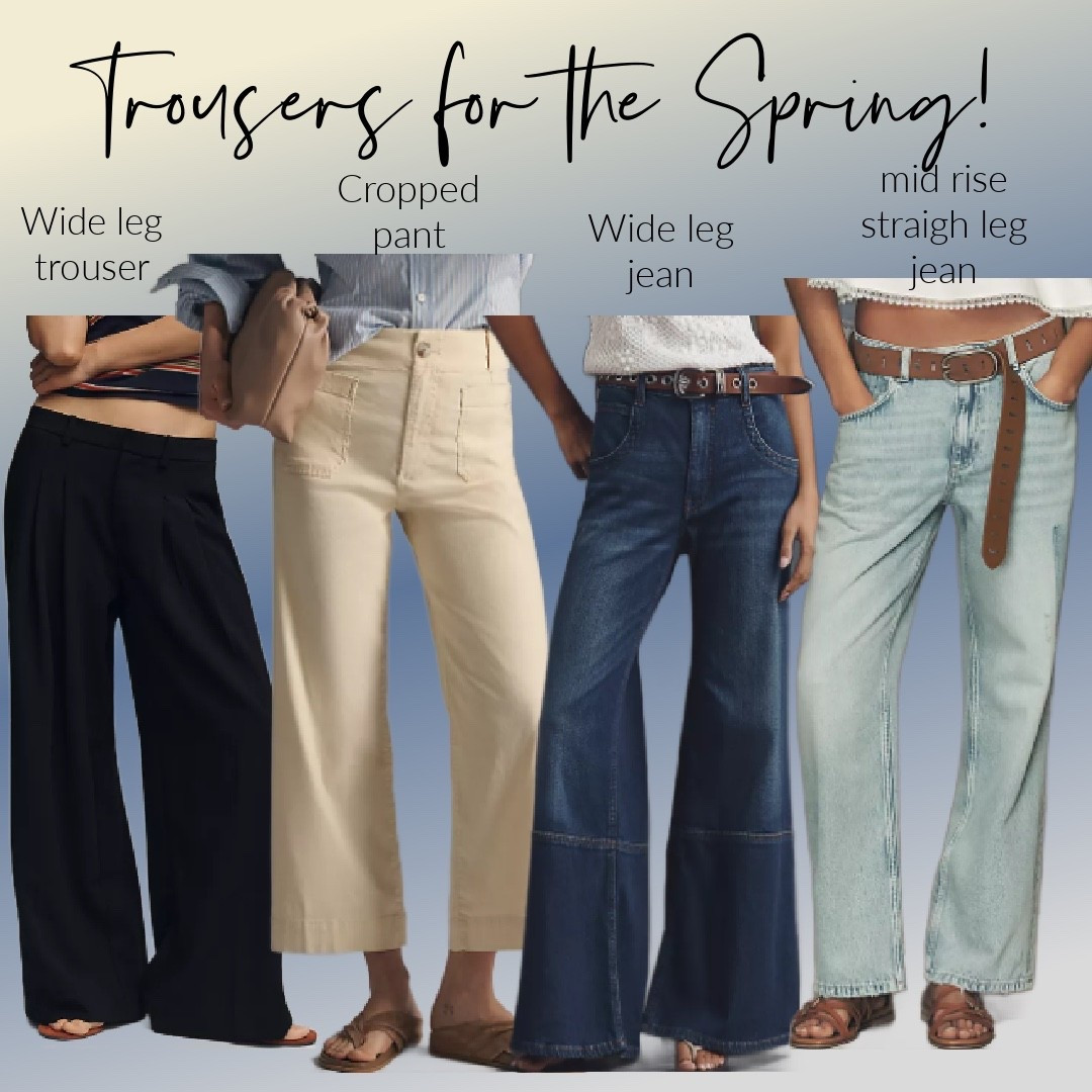 4 styles that will work this season and beyond! If I’m going to splurge, it’s on a great fitting pair of pants, and these are sure to please! I love Anthropologie for their great quality staple items! 

#LTKMidsize #LTKspringtrends #LTKspring