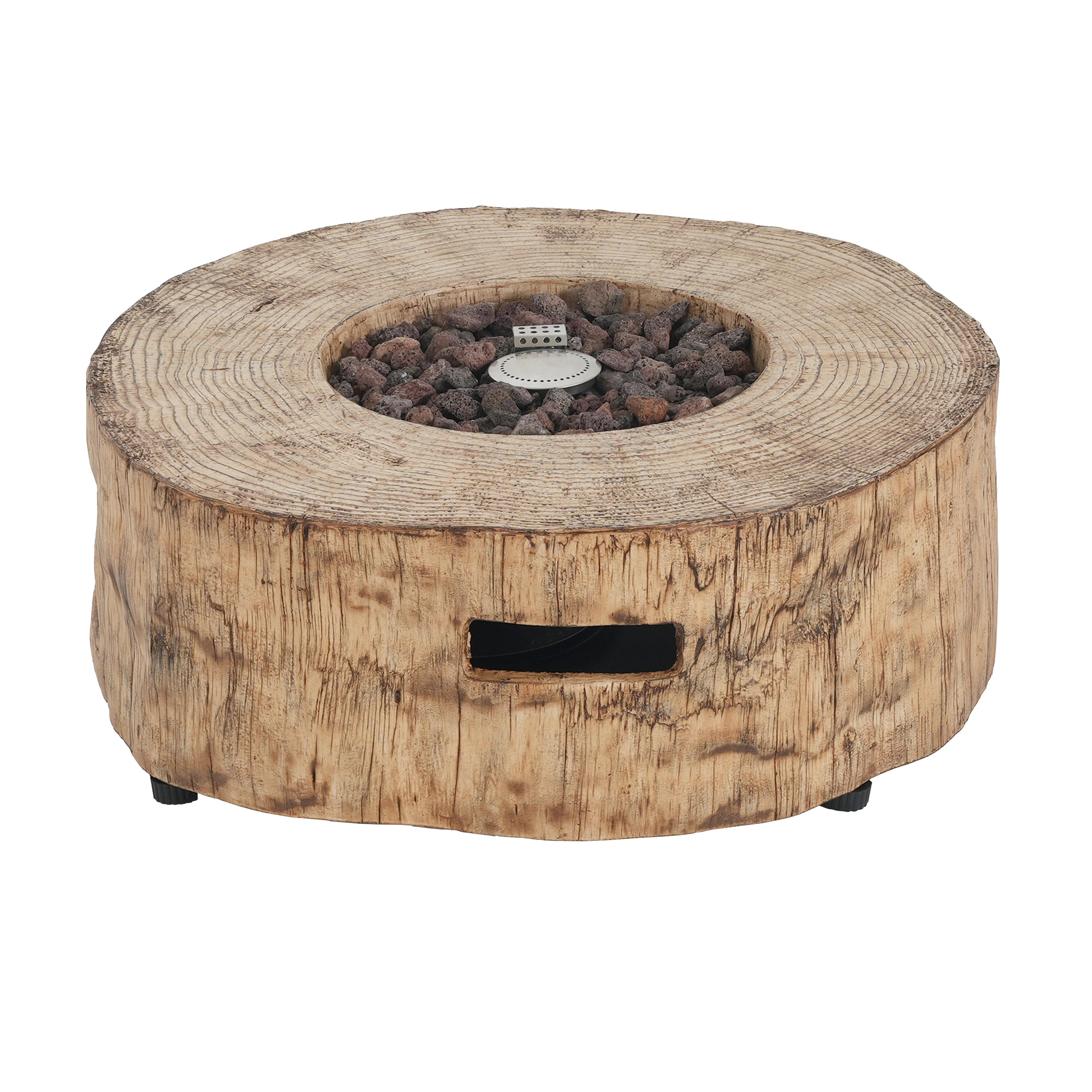 Marlon Outdoor 30,000 Btu Mgo Propane Fire Pit (Tank Holder Not Included) | Wayfair North America