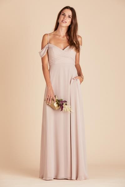 Spence Convertible Dress - Taupe | Birdy Grey