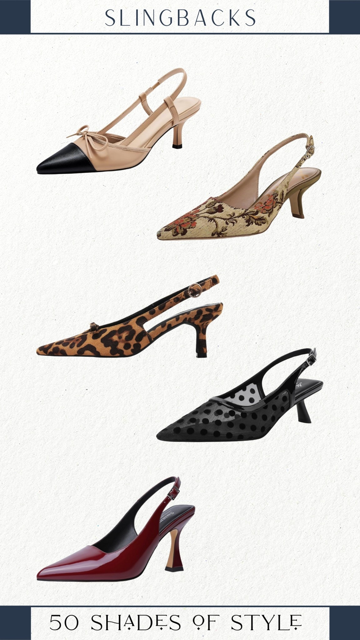 slingback heels, black heels, leopard heels. mesh heels, floral heels, red heels 

#LTKOver40 #LTKSeasonal #LTKootd
