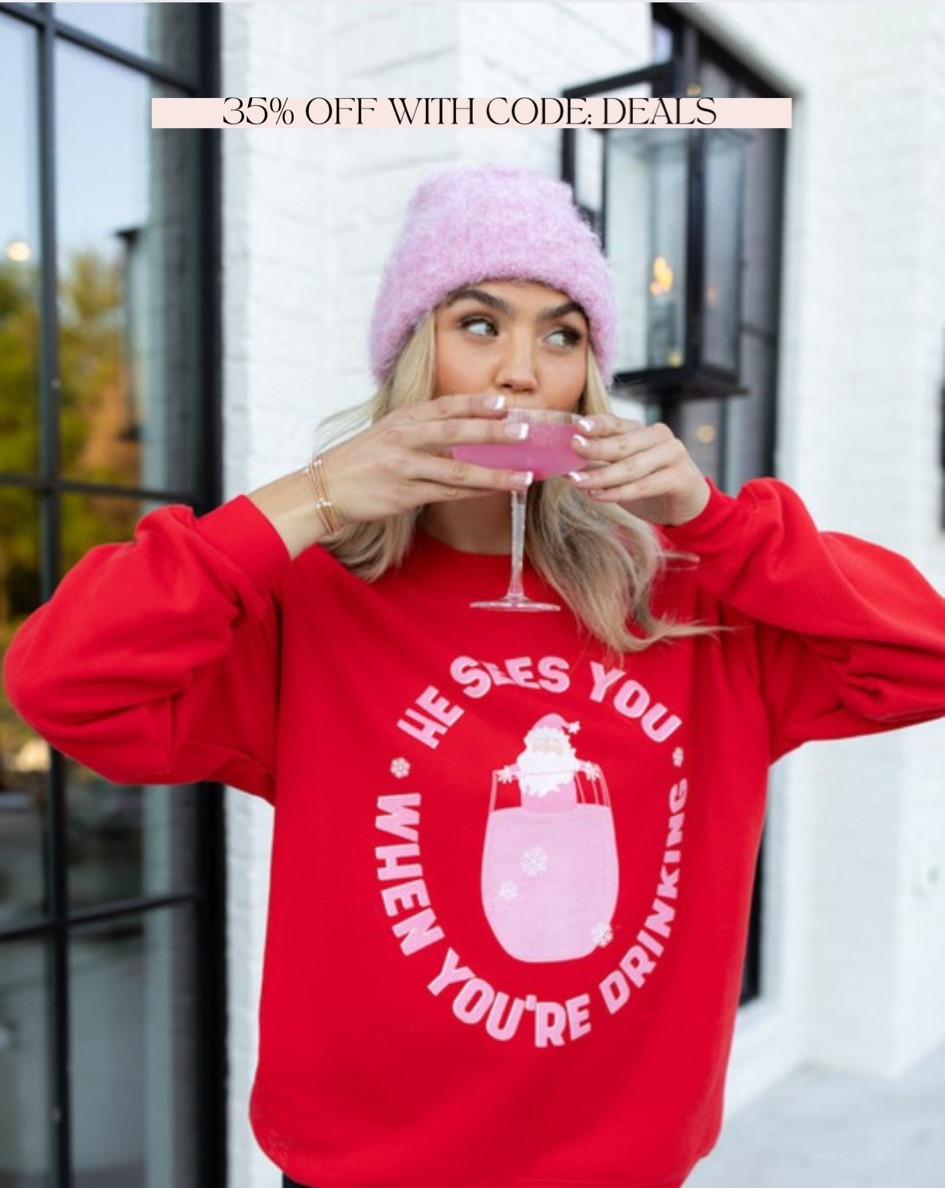 Don’t forget to use code: DEALS for 35% off!! This sweater is perfect for any Christmas party! 

Holiday sweater, Christmas sweater, funny Christmas sweater, holiday party outfit, Christmas party outfit, comfy sweater, pink lily holiday sweater, funny Christmas party sweater, Christmas outfits, cute outfit for holiday party, casual Christmas sweater, doorbuster deal, Black Friday deal, cyber Monday deal, outfit idea


#LTKCyberWeek #LTKSaleAlert #LTKHoliday
