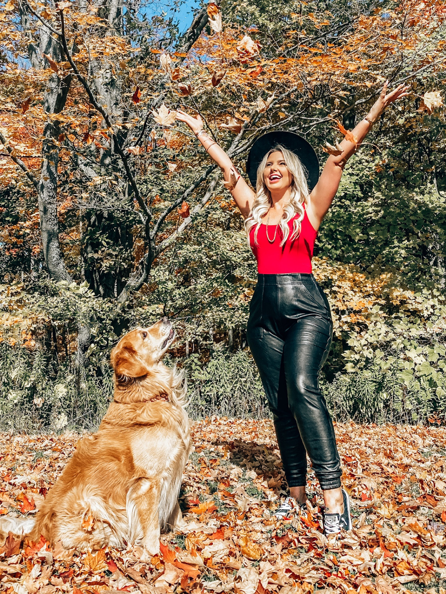 I love these faux leather Spanx joggers. 

#LTKstyletip #LTKsalealert #LTKSeasonal