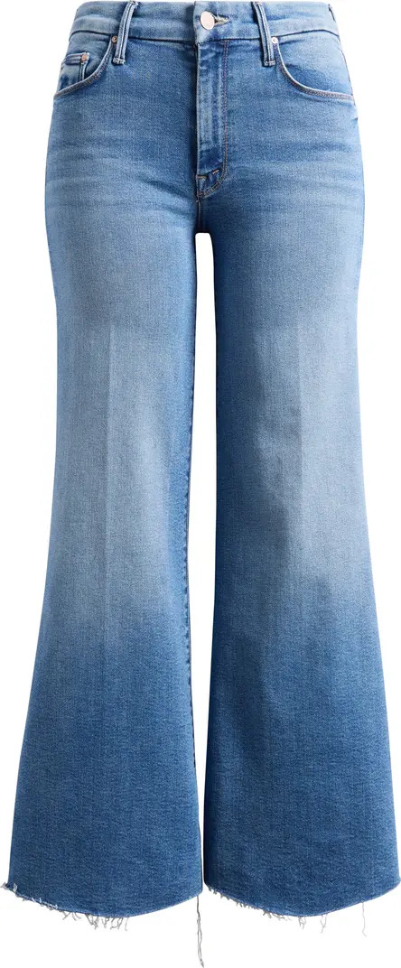 Lil' Roller Frayed Wide Leg Jeans | Nordstrom