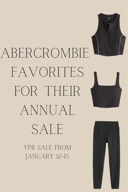 Abercrombie is having their YPB Tryout Event! You can snag great workout gear from now until January 15th for 30% off. I’m linking some of my personal favorites from the collection. The squareneck slim tank is great for light workouts (especially if you’re bigger chested) I love using this for walks, Pilates or yoga classes. It’s definitely keeps everything looking snatched and in. The plunge Henley slim tank is great as well for low impact to higher impact workouts. I use this too consistently for the gym and Pilates. It definitely holds the girls in better and is so comfortable & complementing to your body! Highly recommend you snag these up now before they run out. 

Also use code “SUITEAF” and you can get an additional 20% off your total! These are great quality pieces at a steal right now! #abercrombie #ypbsale #ybptryoutevent #abercrombiesale #athleisure #gymfits #gymclothes #activesets 

#LTKstyletip #LTKsalealert #LTKfitness