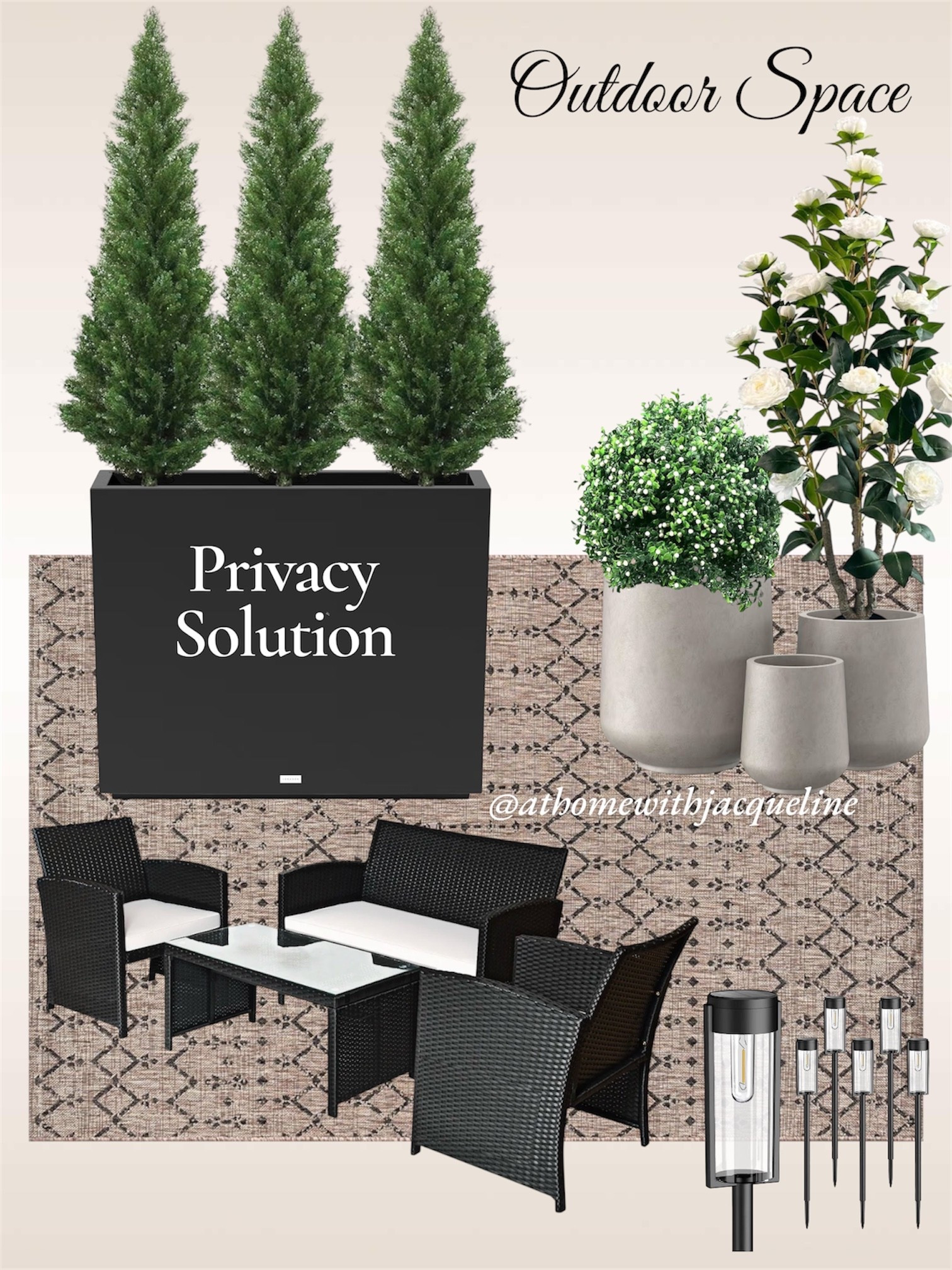 Outdoor patio space. Privacy solution. #amazonfinds #walmart

#LTKHome #LTKSpringSale #LTKSaleAlert