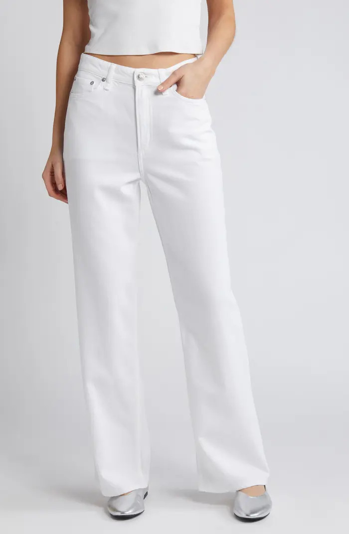 Featherweight Logan Mid Rise Wide Leg Jeans | Nordstrom