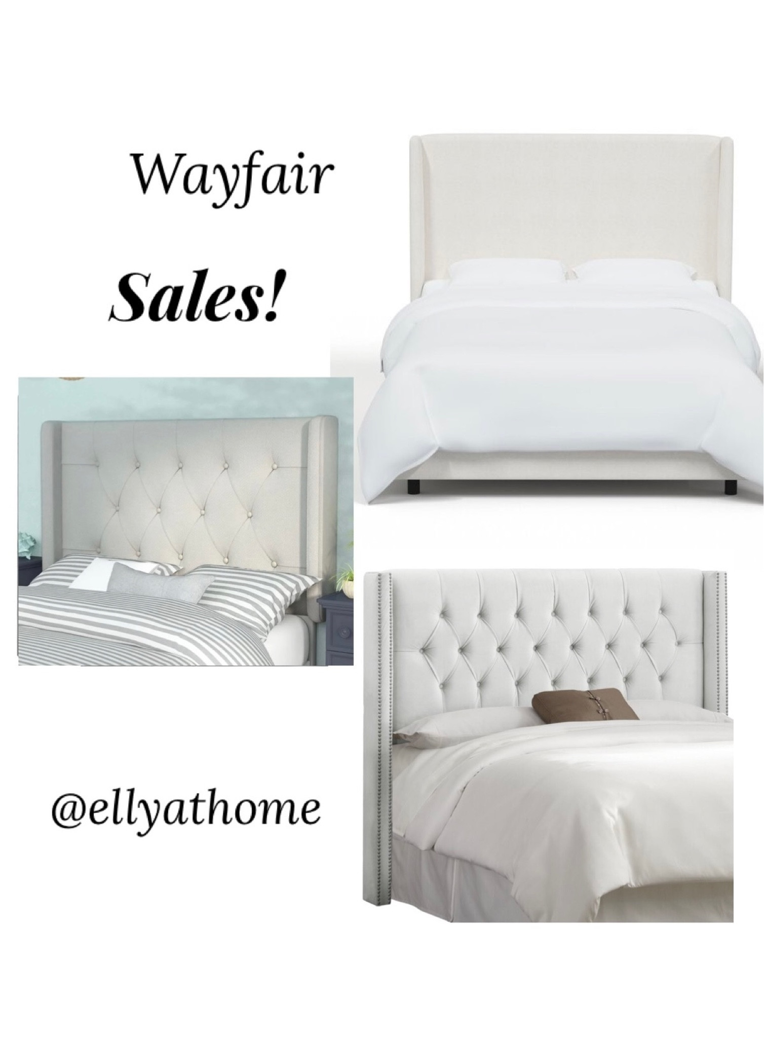 Wayfair sales! Shop early for your favorites! Best selling, popular upholstered headboards and platform beds in neutral, whites, beige fabric with tuft and nailhead details. Home decor, bedroom styling, bedroom furniture, primary bedroom, guest bedroom. Interior styling, design. 


#LTKsalealert #LTKfamily #LTKhome