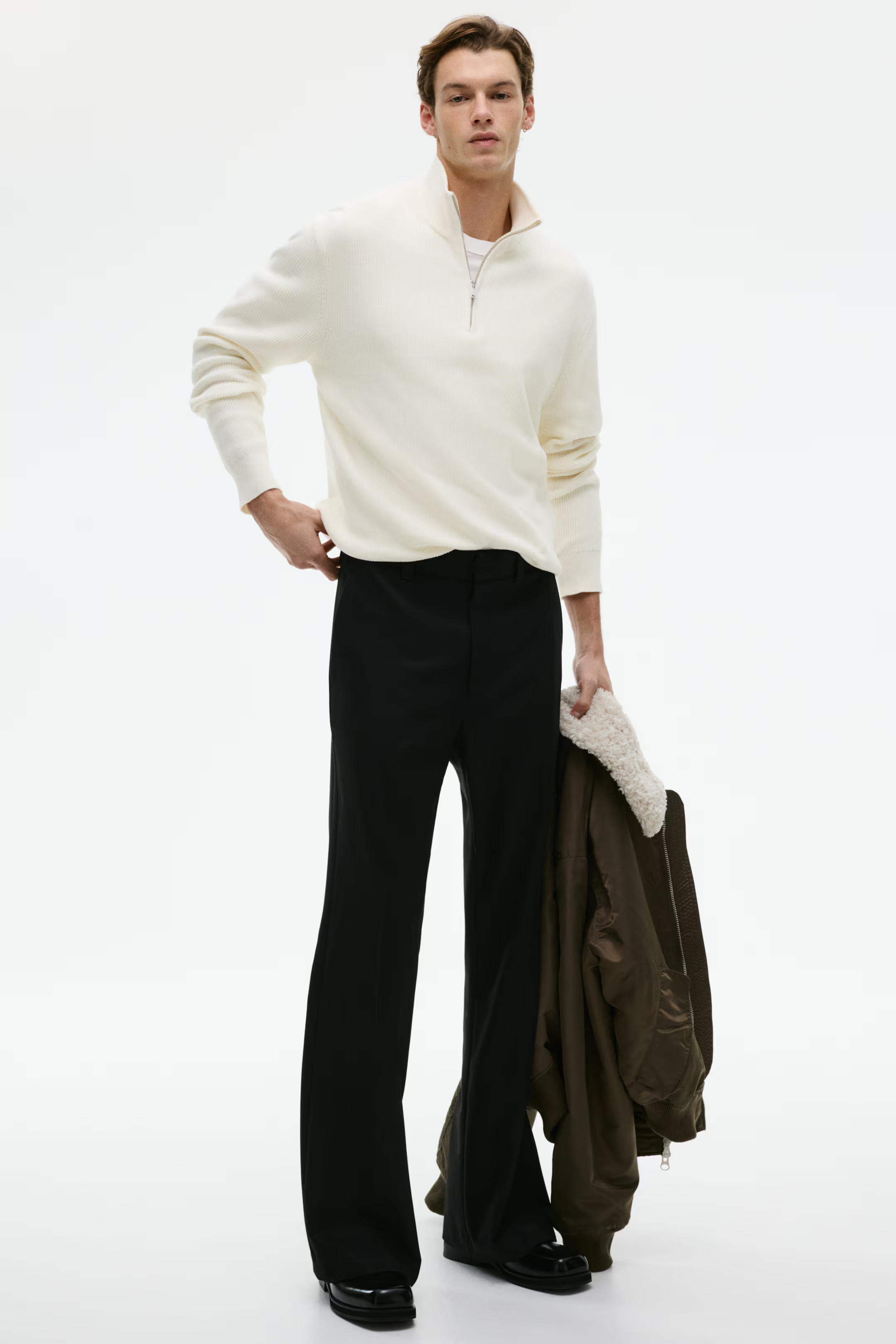 Regular Fit Half-Zip Sweater | H&M (US + CA)