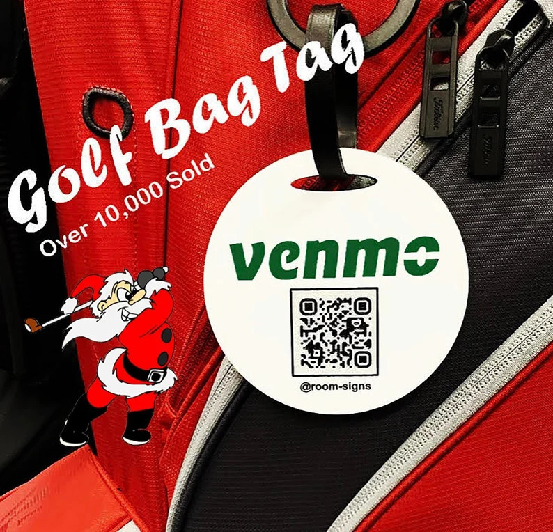 Over 10000 Sold Venmo QR Code Golf Bag Tag Funny Golf Gift - Etsy | Etsy (US)