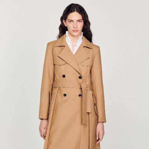 Long trench-style coat | Sandro US | Sandro-Paris US