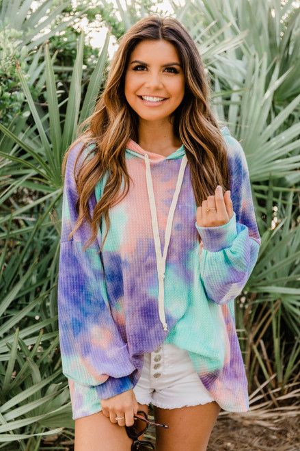The Good Life Tie Dye Pullover | The Pink Lily Boutique