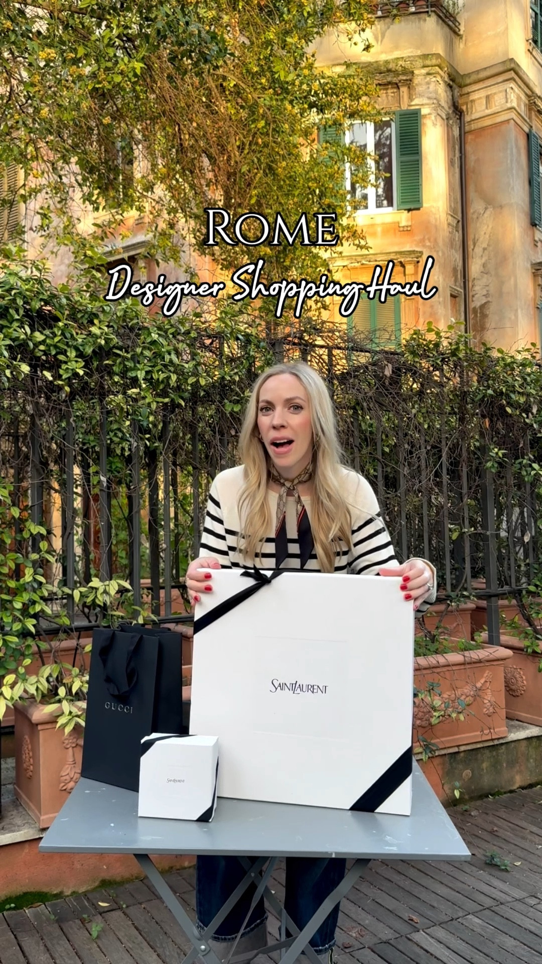 Shopping haul, unboxing, spring designer shopping, YSL tote bag, suede Saint Laurent belt, Gucci aviator sunglasses 

#LTKSeasonal #LTKOver40 #LTKTravel