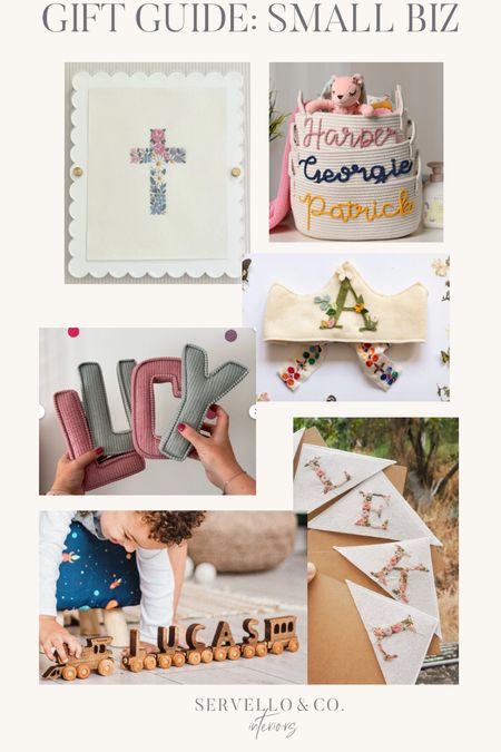 Small business gift guide, Small business gifts, Etsy gift ideas, Gifts for kids , Kid gift ideas , Children gift ideas ,
Christian Christmas gifts ,
Religious gift,
Framed cross gift ,
Toddler name pillow,
Embroidered bookmarks ,
Personalized name train,
Personalized name basket for kids,
Toddler gift ideas, toddler boy gift ideas, toddler girl gift ideas, two year old boy gifts, two year old girl gifts , floral birthday crown 

#LTKCyberWeek #LTKsalealert #LTKHoliday