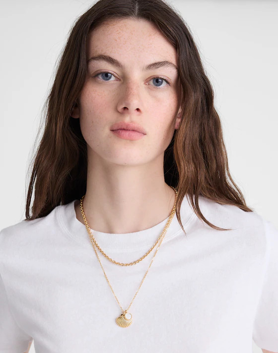 Two-Pack Mother-of-Pearl Necklace Set | Madewell