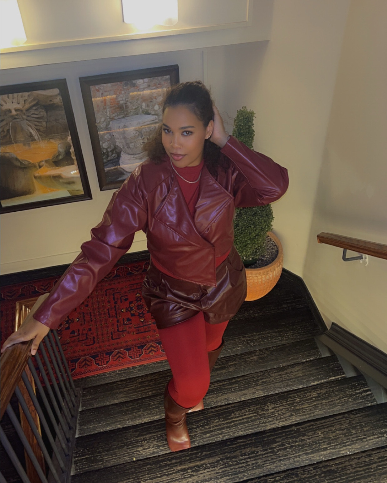 I’ve been trying to explain that Amazon has great finds! I’ve had this bodysuit which is the same as the black bodysuit that I have linked in a previous post it is from SHEIN and burgundy leather shorts that I haven’t been able to pair with anything and I found two great finds on Amazon Fashion (various brands). 

Burgundy Jacket comes in black and brown as well. Link: (post directly in browser)
https://a.co/d/0djhqb7u
Burgundy heel boots come in Tan and chocolate. Link: Paste directly in browser.
https://a.co/d/05XFDZg2


#LTKdatenight #LTKcanada #LTKmidsize