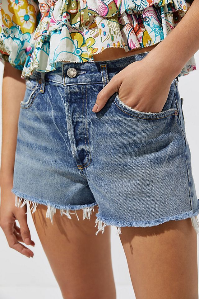 AGOLDE Parker Ultra High-Rise Denim Shorts | Anthropologie (US)