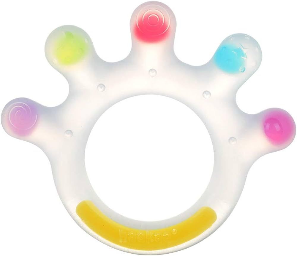 Haakaa Large-Palm Baby Teething Toys, Food Grade Silicone Teethers for Babies 0-6 Months/6-12 Mon... | Amazon (US)