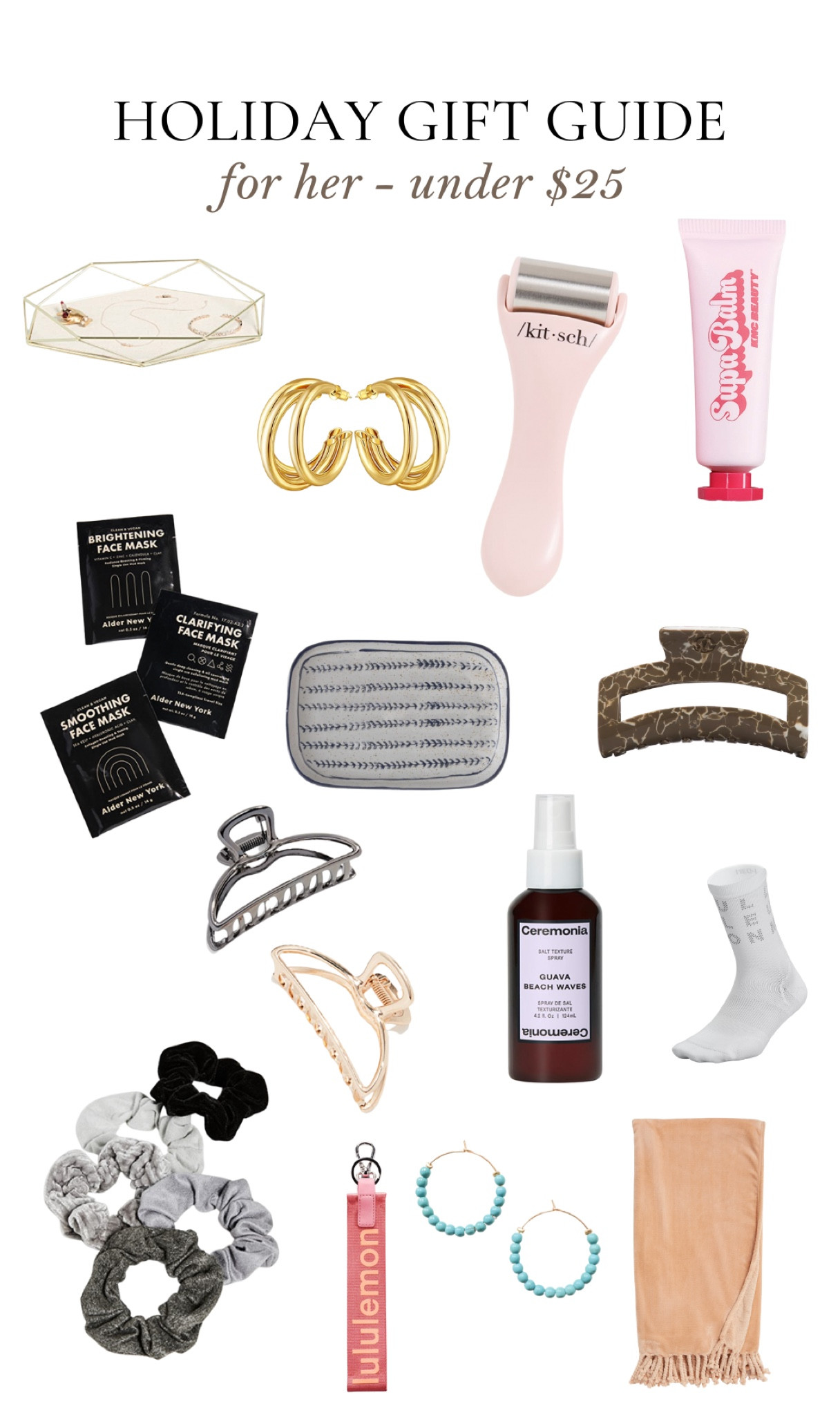 Gift guide - for her under $25 