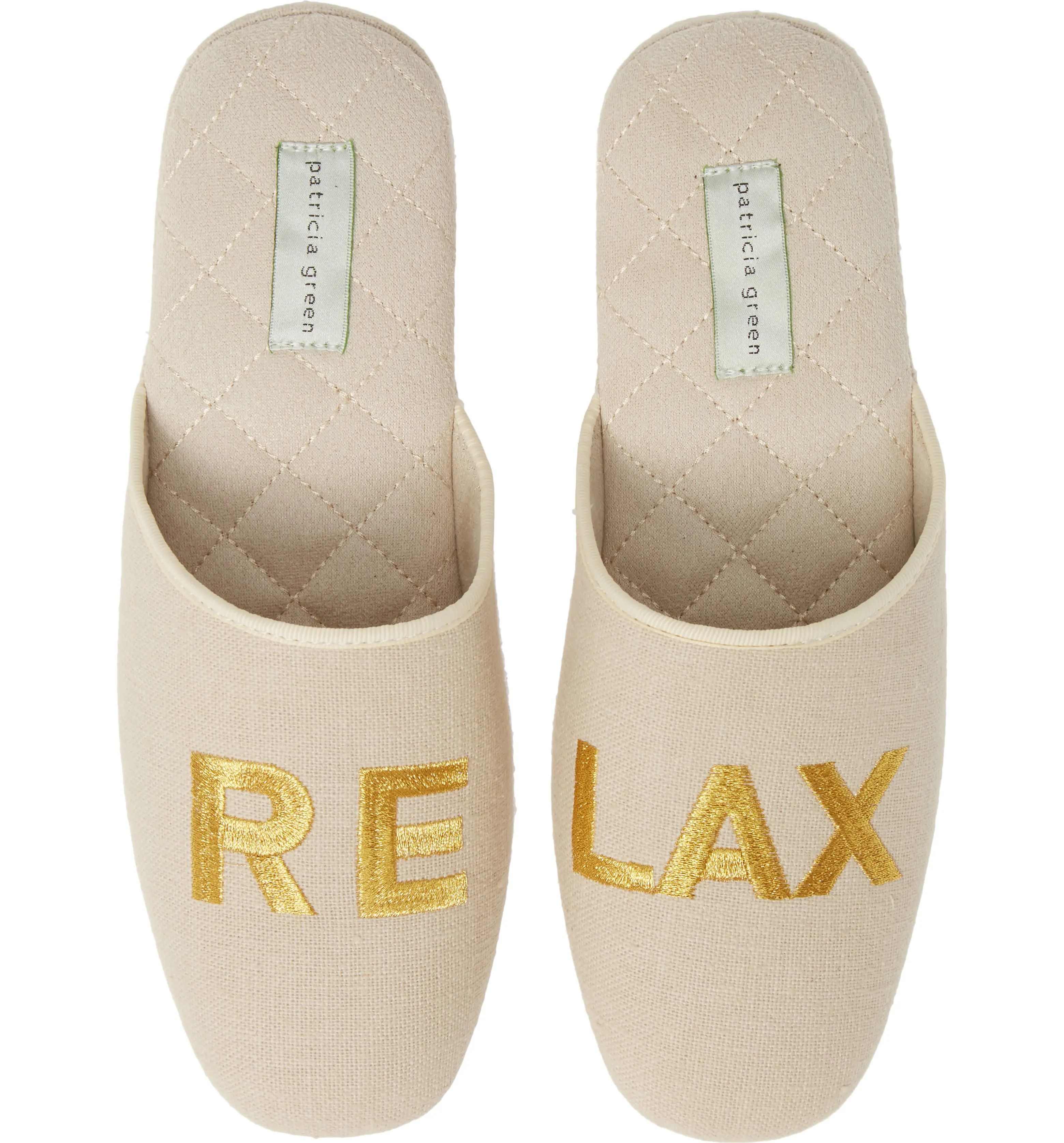 Relax Embroidered Slipper | Nordstrom