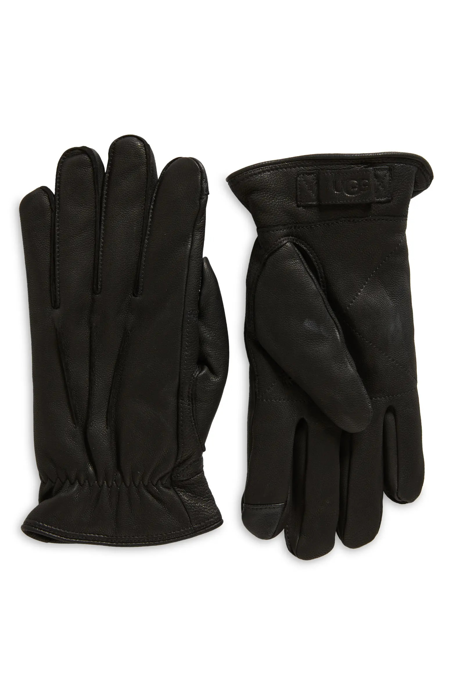 3 Point Leather Gloves | Nordstrom