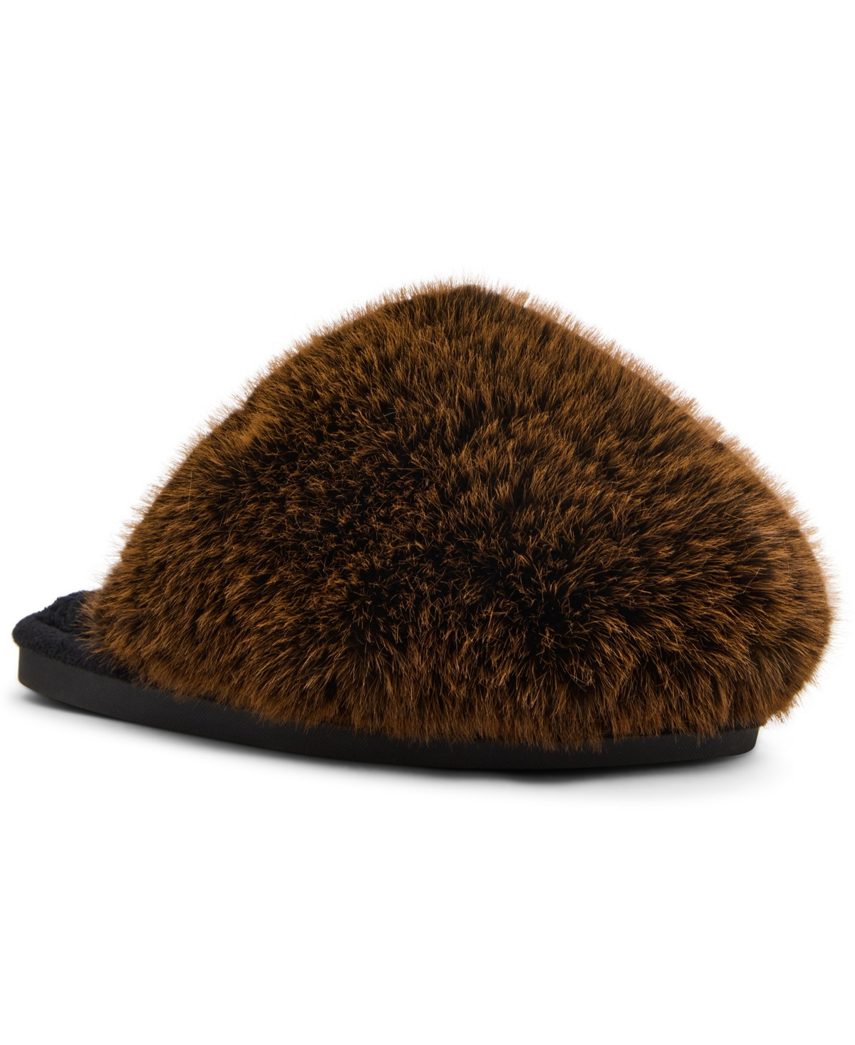 Steve Madden Women's Poof Cozy Slides Slippers - Brown | Macy's