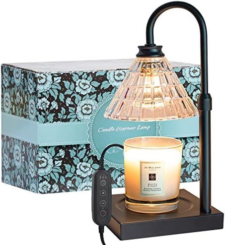 MAKYTWOW Candle Warmer Lamp with Dimmer, 2H/4H/8H Timer, Compatible with Yankee Candle Large Jar ... | Amazon (US)
