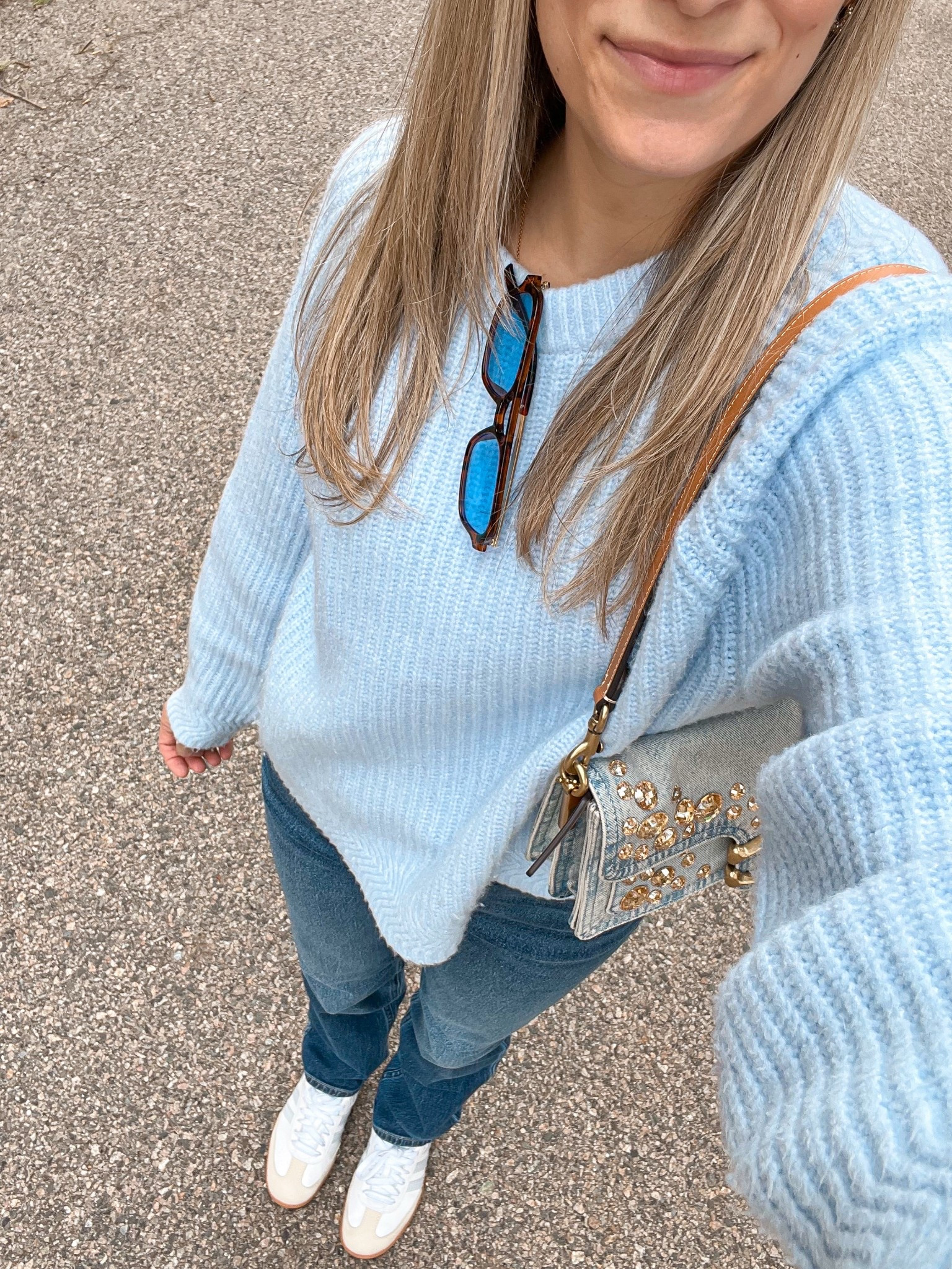 Jeans are TTS! Love the classic fit 