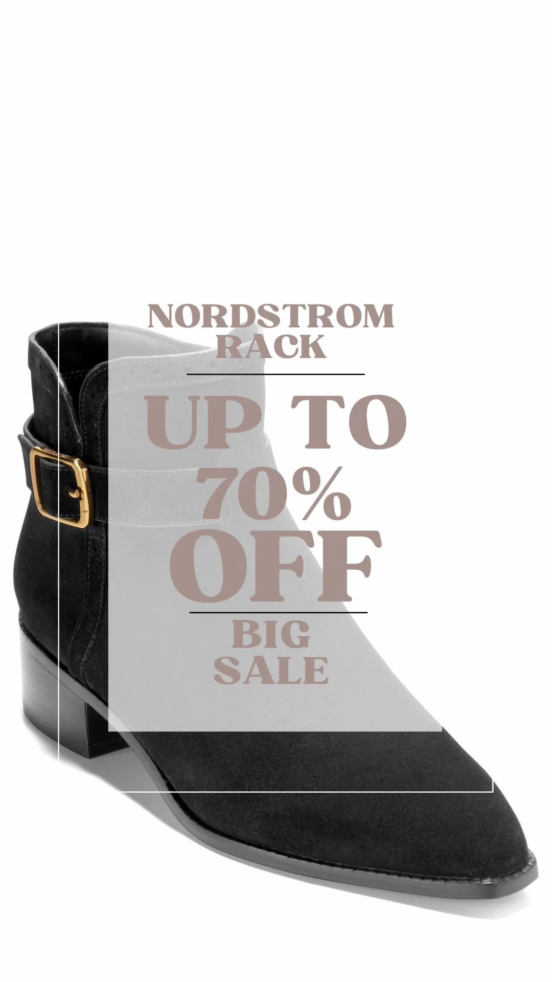 My Nordstrom Rack sale picks 👀
Up to 70% off clearance + an extra 40% off.
Yes, really.
I’m seeing brands like Cole Haan, Steve Madden, Dolce Vita, Stuart Weitzman, Free People, Nike, and Adidas all marked down.
And if you wear a size 11+ in shoes, you already know — Nordy Rack is one of our best allies.
Linked all my finds 👇

#LTKTall #LTKWorkwear #LTKSaleAlert