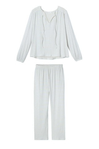 Midnight Pajama Set in Fog - Final Sale | LAKE Pajamas
