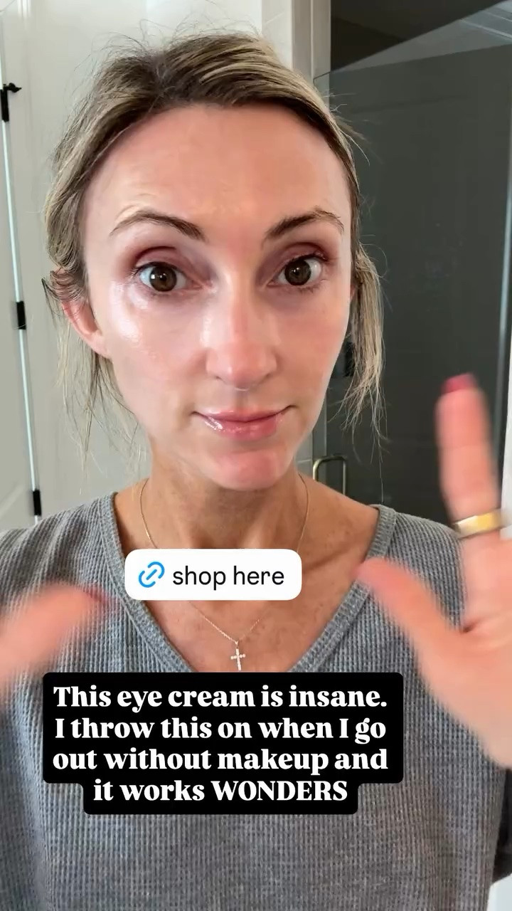 This eye cream is insane. I throw this on when I go out without makeup and it works WONDERS