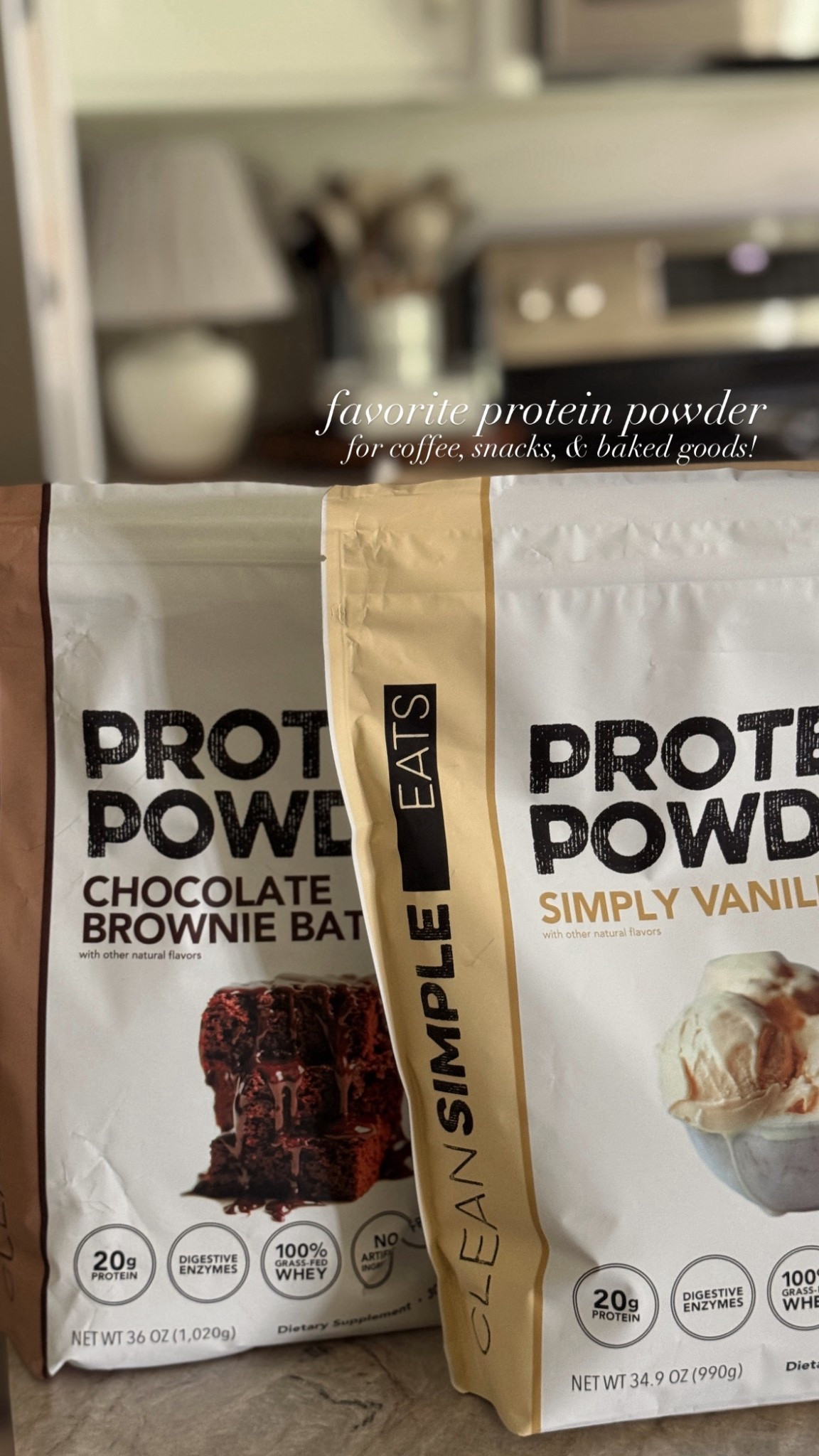 protein coffee is a necessity in this house! 
clean simples eats is always stocked in our house! 🫶🏼🍫🍦

#LTKHome #LTKFindsUnder50 #LTKSaleAlert