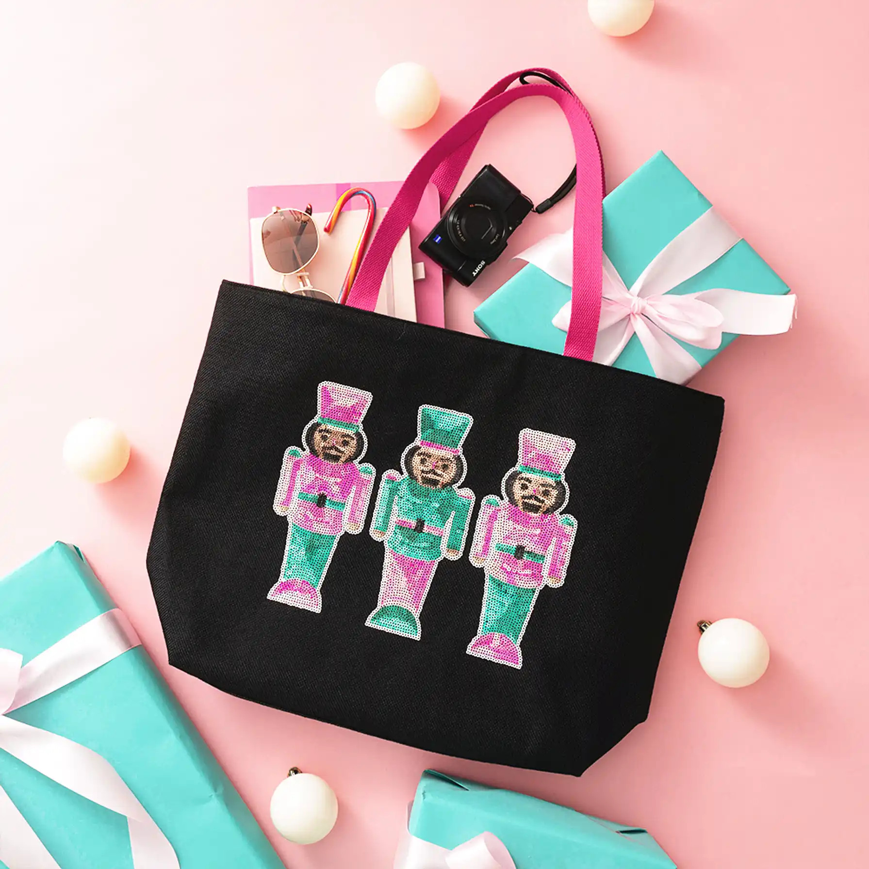 Holiday Sequin Tote Bag | Marleylilly