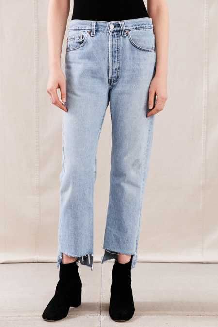 Urban Renewal Remade Uneven Hem&nbsp;Jean | Urban Outfitters US