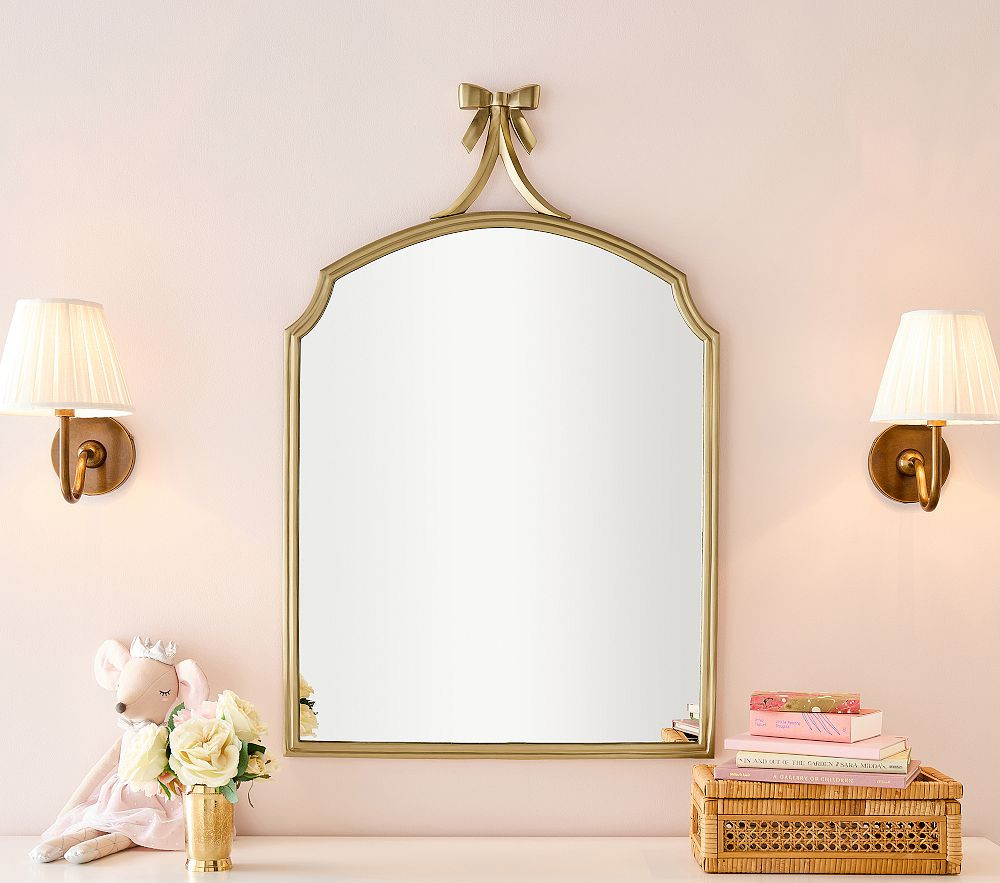 Ava Ribbon Arch Metal Mirror (24"x 37") | Pottery Barn Kids