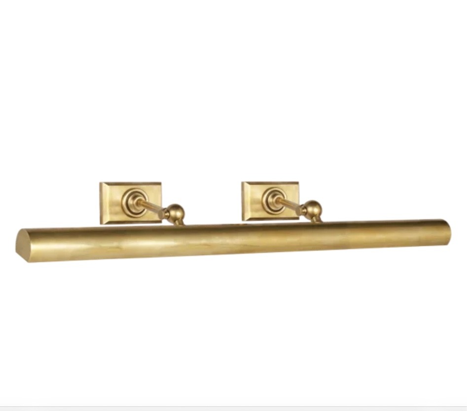 Picture light, gold cabinet lights, overhead bar light, wall lamp 

#LTKhome