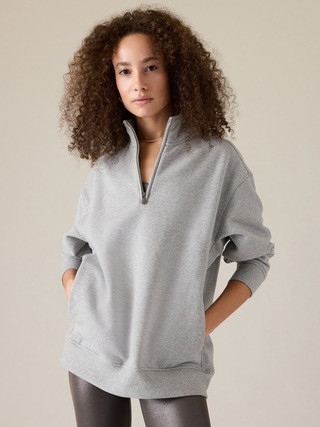 Forever Fleece 1/4 Zip Sweatshirt | Athleta