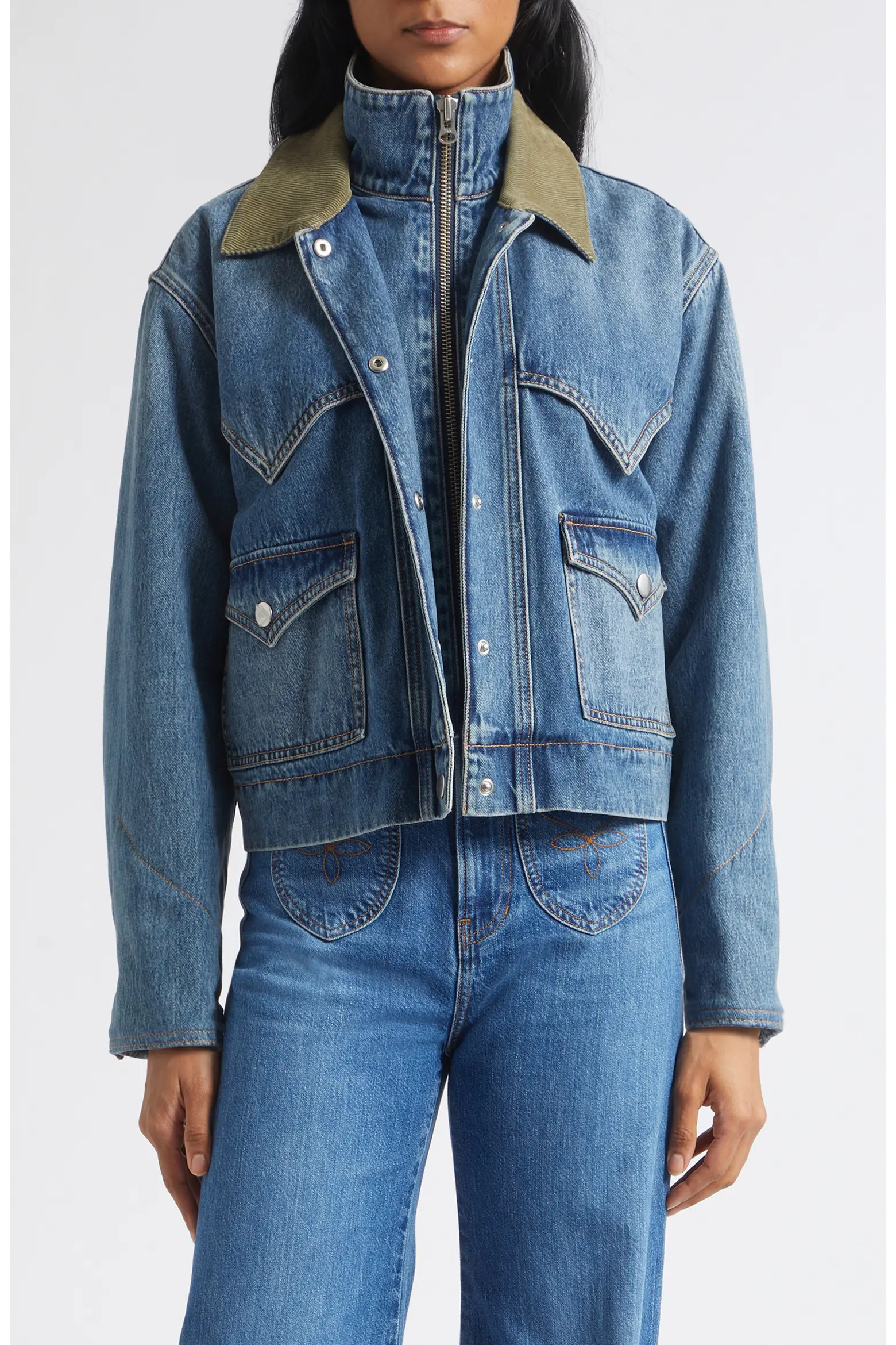 Veronica Beard Wegner Denim Jacket (Women) | Nordstrom | Nordstrom